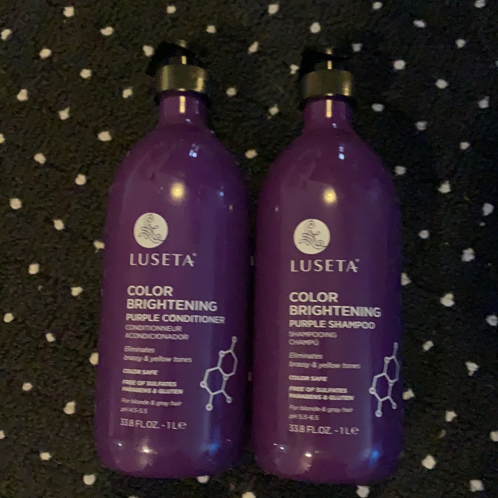 LUSETA COLOR PURPLE SHAMPOO & CONDITIONER NEW
